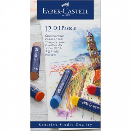 12-pieces Oil Pastels Set